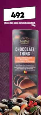 Choco čips slaná karamel a Excellent, 150g