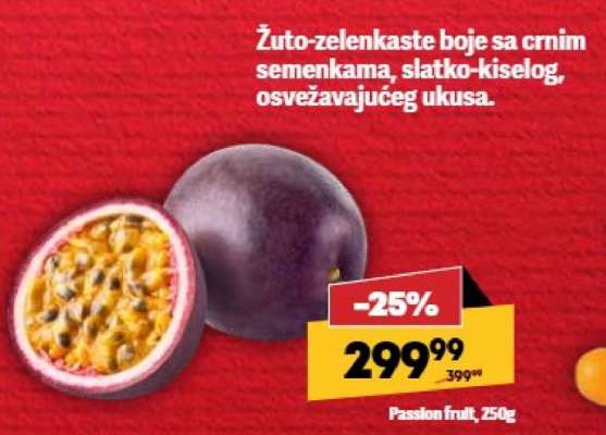 Passion fruit, 250g