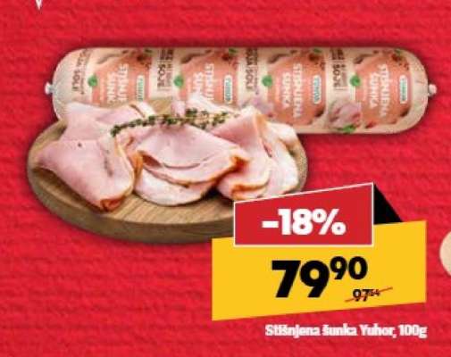 Stišnjena šunka Yuhor 100g