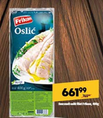 Smrznuti oslić filet Frikom 400g