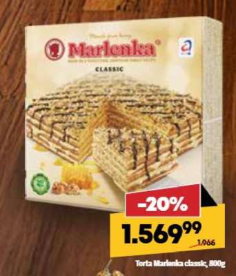 Torta Marlenka classic 800g