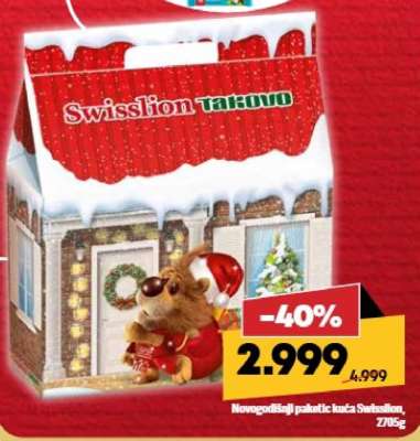 Novogodišnji paketić kuća Swisslion