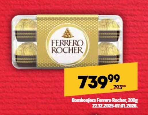 Bombonjera Ferrero Rocher 200g