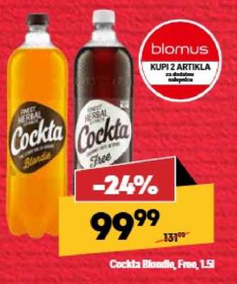 Cockta Blonde, Free, 1,5l