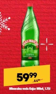 Mineralna voda Knjaz Miloš, 1.75l