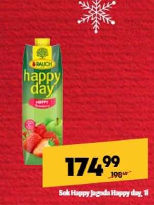 Sok Happy jagoda Happy day, 1l