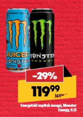 Energetski napitak mango, Monster Energy, 0,5l