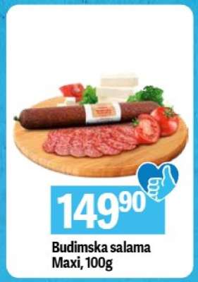 Budimska salama Maxi, 100g