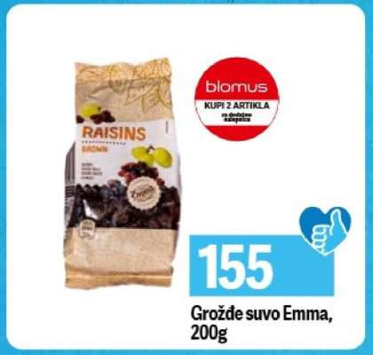 Grozđe suvo Emma, 200g