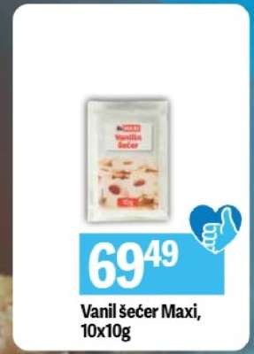 Vanil secer Maxi, 10x10g