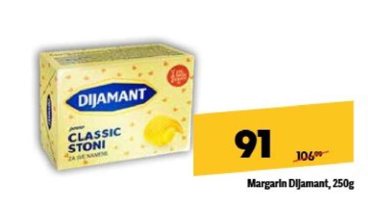 Margarin Dijamant 250g