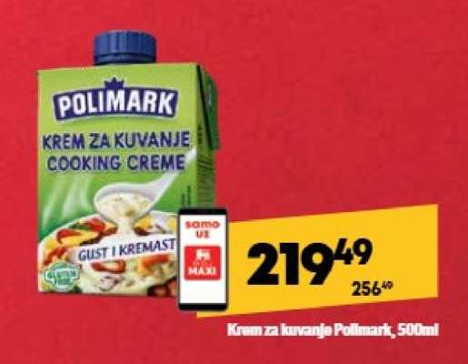 Krem za kuvanje Polimark 500ml