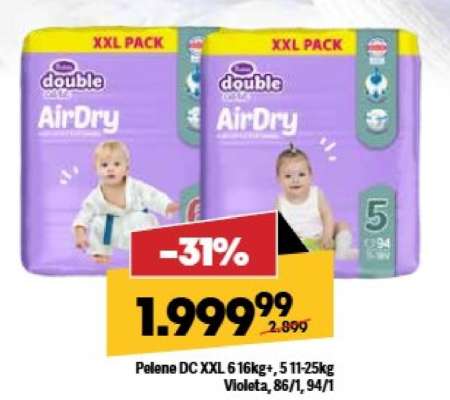 Pelene DC XXL 6 16kg+ , 5 11-25kg