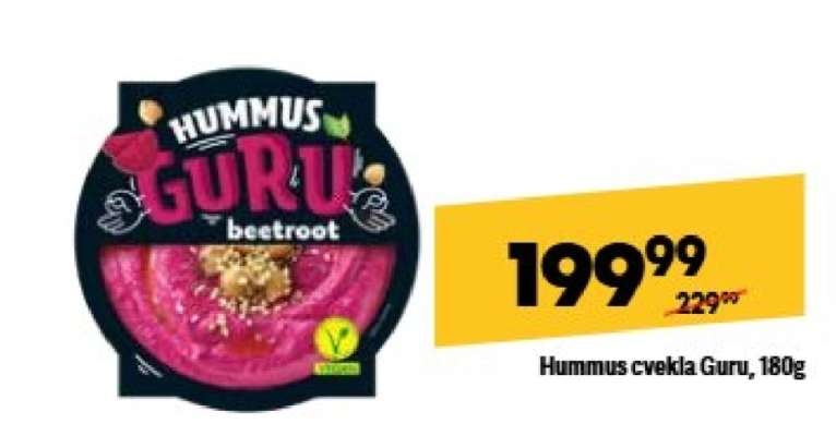 Hummus cvekla Guru, 180g