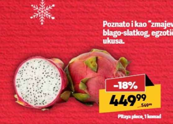 Pitaya pleće, 1 komad
