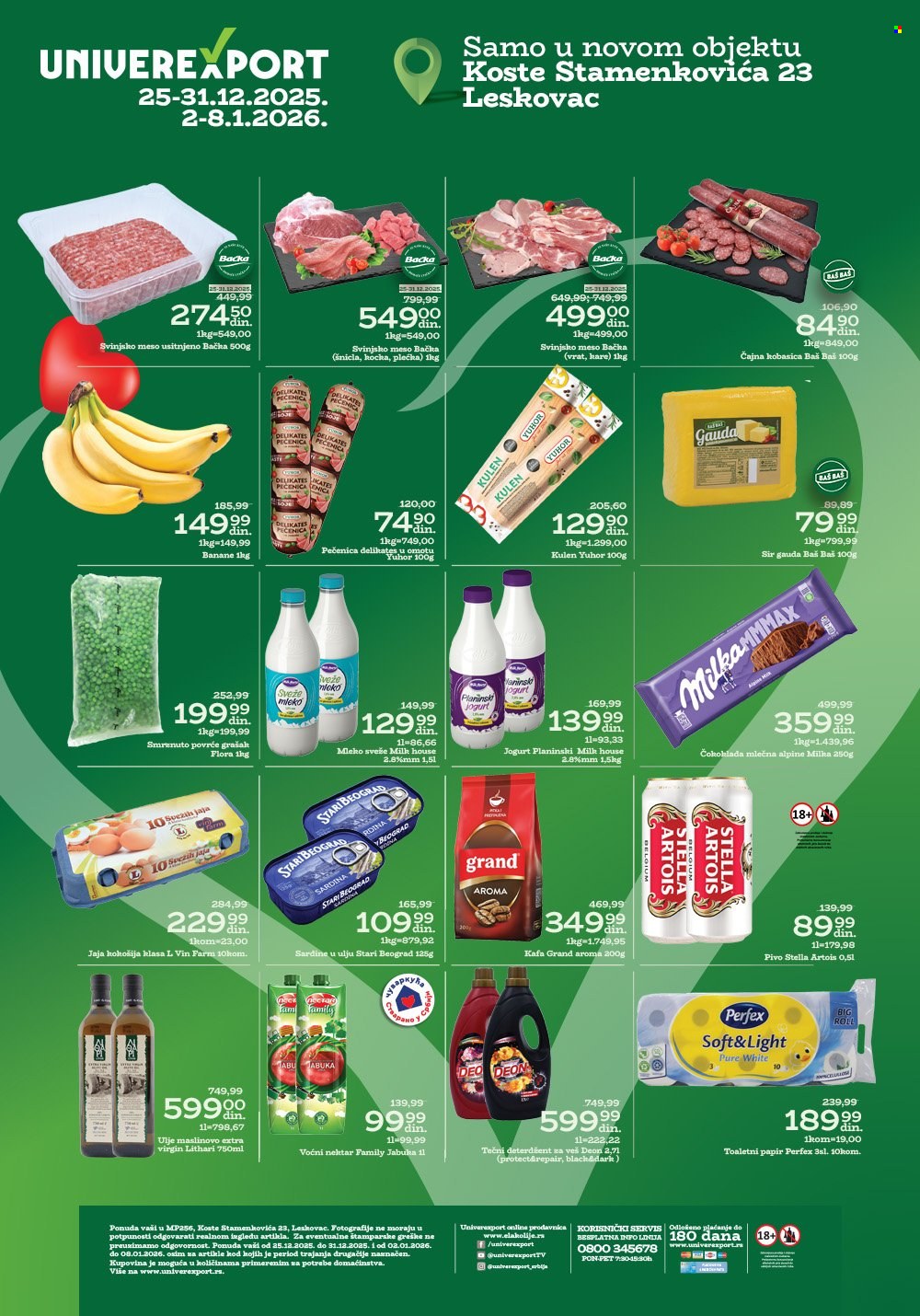 Univerexport katalog - 25.12.2025 - 08.01.2026. Stranica 1