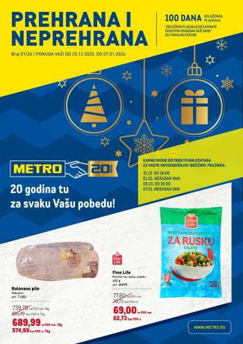 Metro katalog - 25.12.2025 - 07.01.2026.