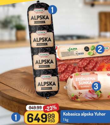 Kobasica alpska Yuhor