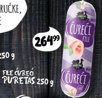 Filet kuřecí PURETAS 250 g