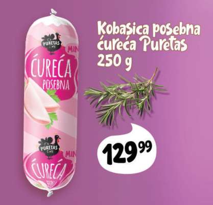 Kobasica posebna ćureća Puretas