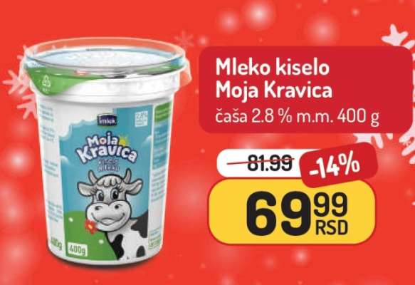 Mleko kiselo Moja Kravica