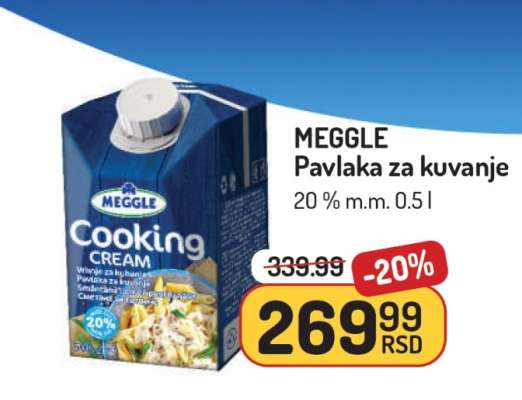 Meggle pavlaka za kuvanje