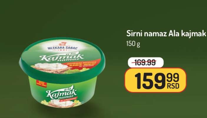 Sirni namaz Ala Kajmak