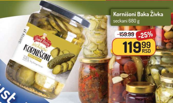 Kornišoni Baka Živka