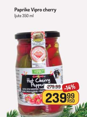 Paprike Vipro cherry