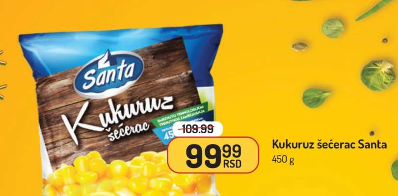 KUKURUZ ŠEĆERAC SANTA