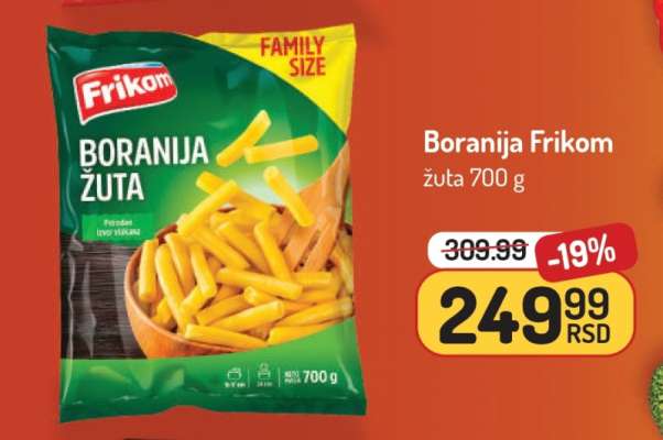 Boranija Frikom žuta 700 g