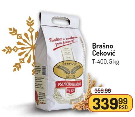 Brašno Čeković T-400 5 kg