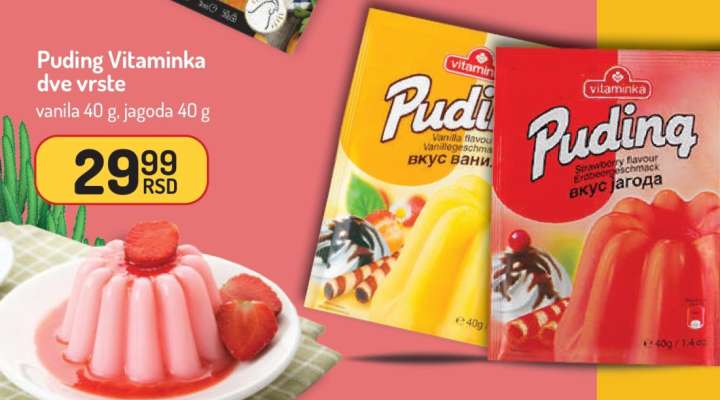 Puding Vitaminka dve vrste
