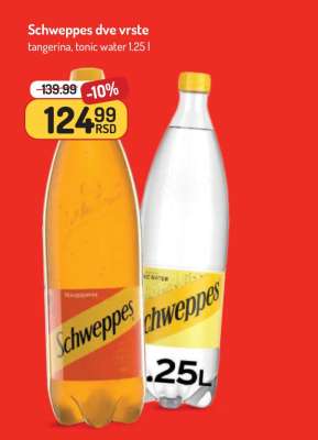 Schweppes dve vrste