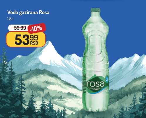 Voda gazirana Rosa
