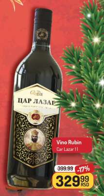 Vino Rubin - Car Lazar 1L