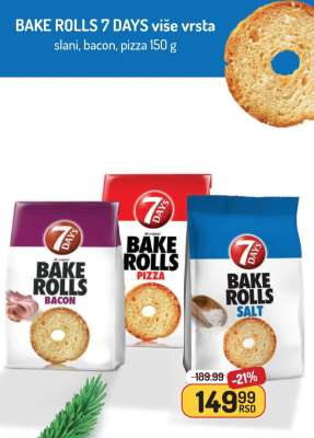 Bake Rolls 7 Days