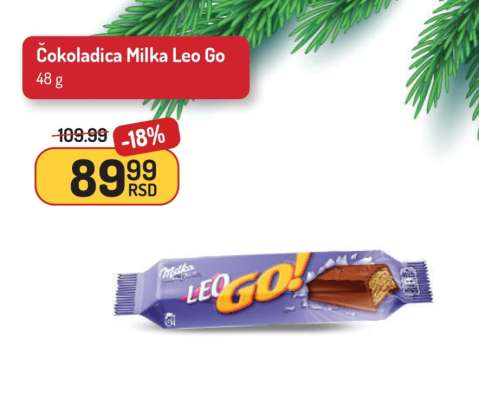 Čokoladica Milka Leo Go