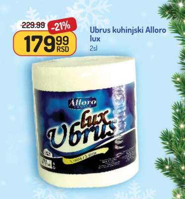 Ubrus kuhinjski Alloro lux