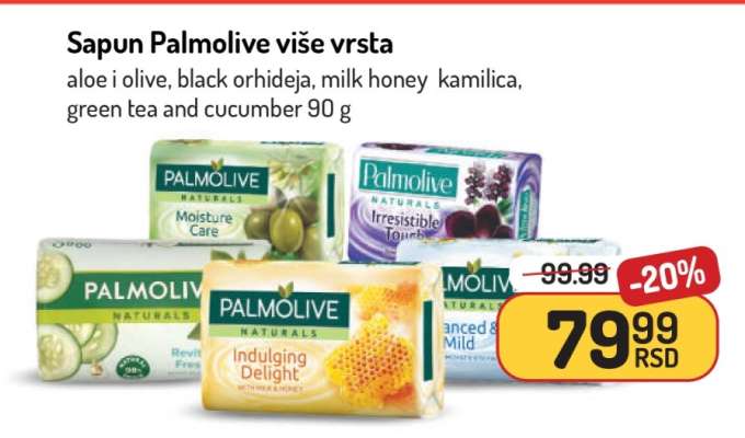 Sapun Palmolive više vrsta
