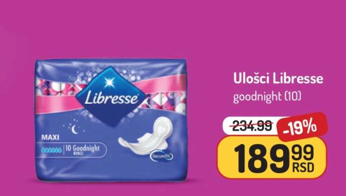 Ulošci Libresse goodnight (10)