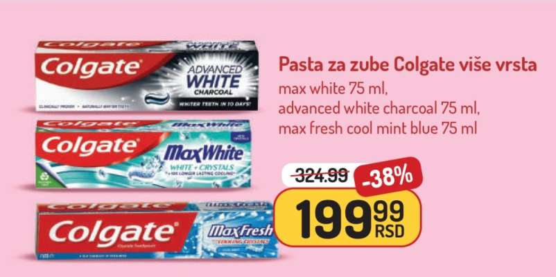Pasta za zube Colgate više vrsta