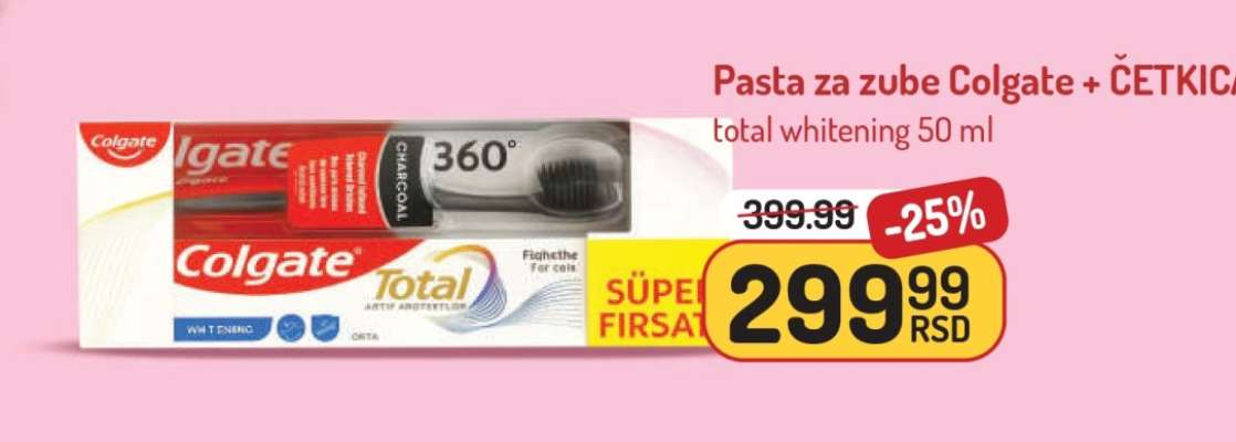 Pasta za zube Colgate + ČETKICA