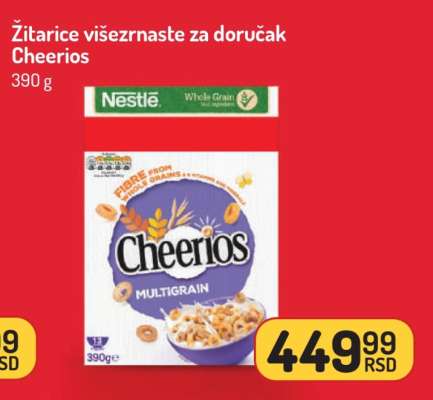Žitarice višezrnaste za doručak Cheerios