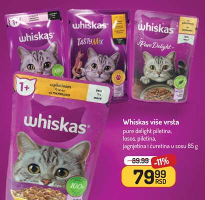 Whiskas više vrsta