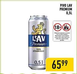 Pivo Lav Premium 0.5l