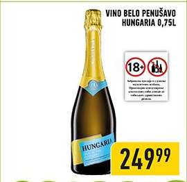 Vino Belo Penušavo Hungaria 0,75L