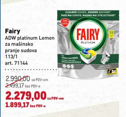 Fairy ADW platinum Lemon