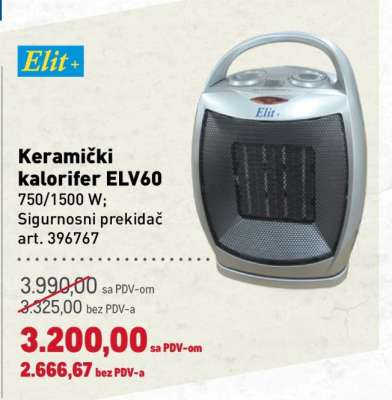 Keramički kalorifer ELV60