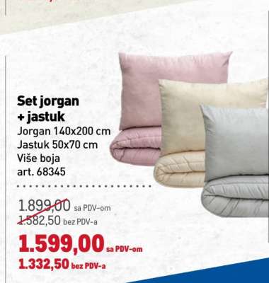 Set jorgan + jastuk
